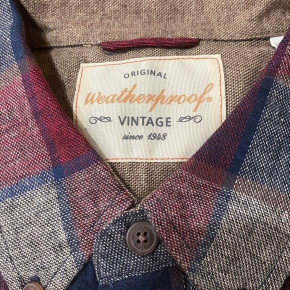 Weatherproof Vintage Men’s Long Sleeve Flannel XXL New With Tags​​​​​​​ - Picture 11 of 12